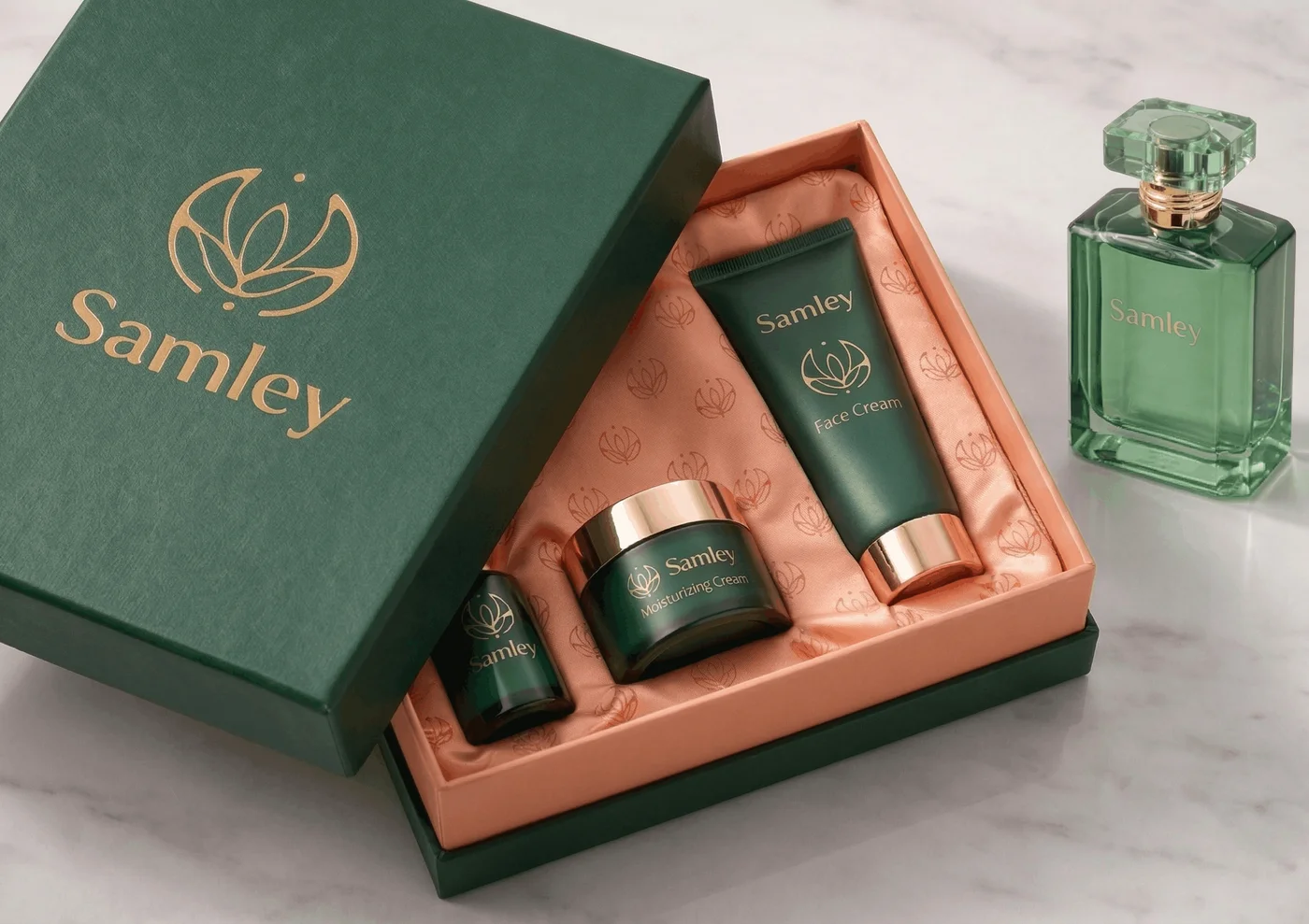 A product shot of Samleys cosmetics